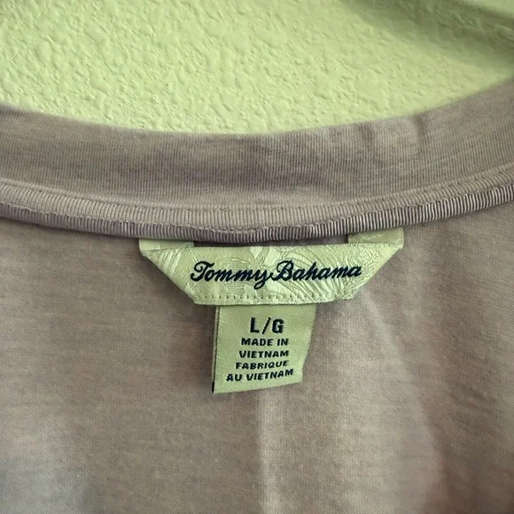 Women's Tommy Bahama Kauai V-Neck T-Shirt - Purple - Picture 2 of 3